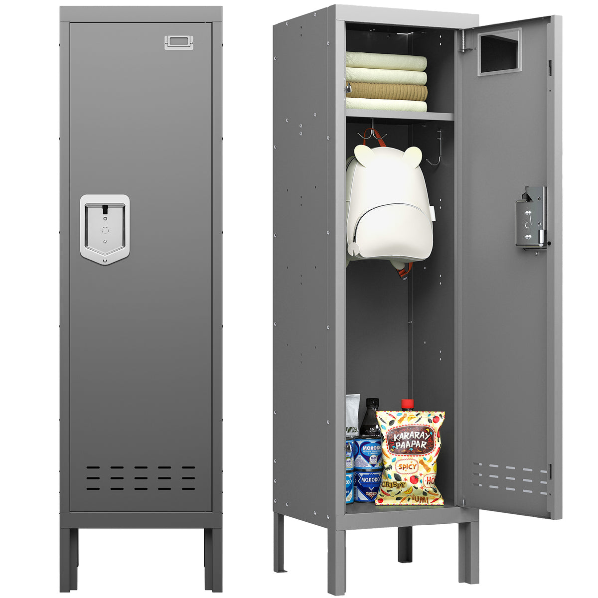 54" Height Metal Storage Locker - Sapital