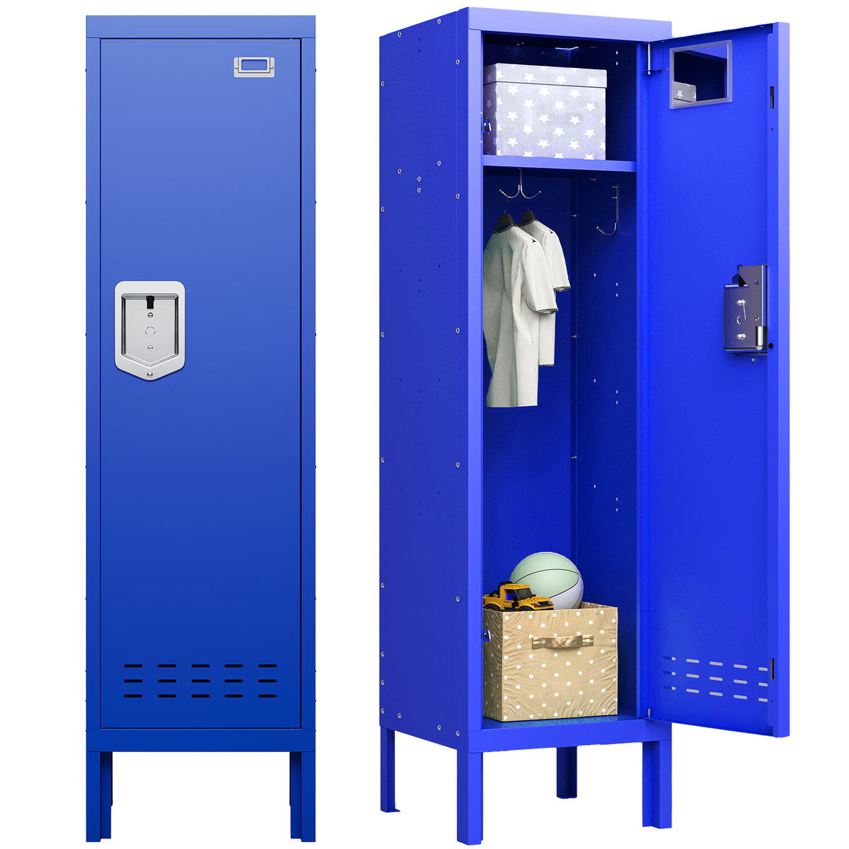 54" Height Metal Storage Locker - Sapital