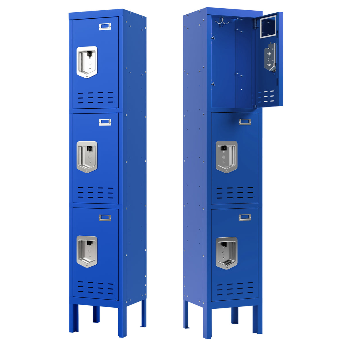 66" Height Metal Storage Locker 3 Door - Sapital