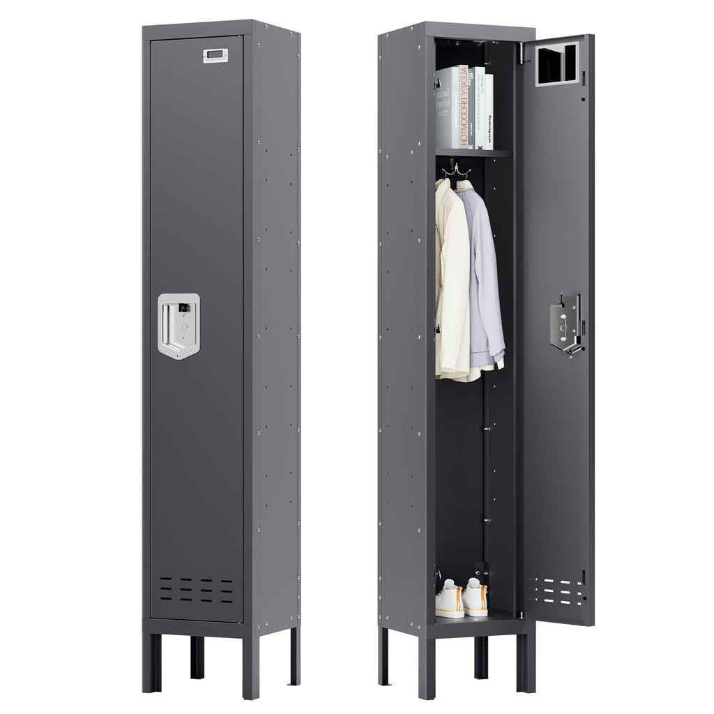 66" Height Metal Storage Locker 1 Door - Sapital