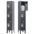 66" Height Metal Storage Locker 3 Door - Sapital