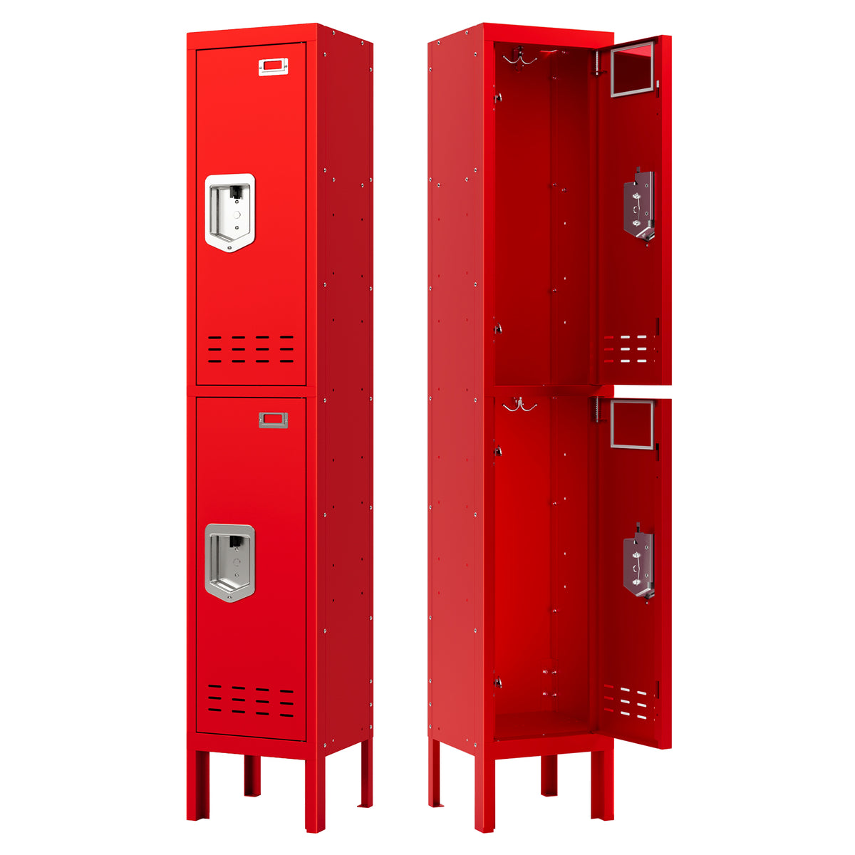 66" Height Metal Storage Locker 2 Door - Sapital