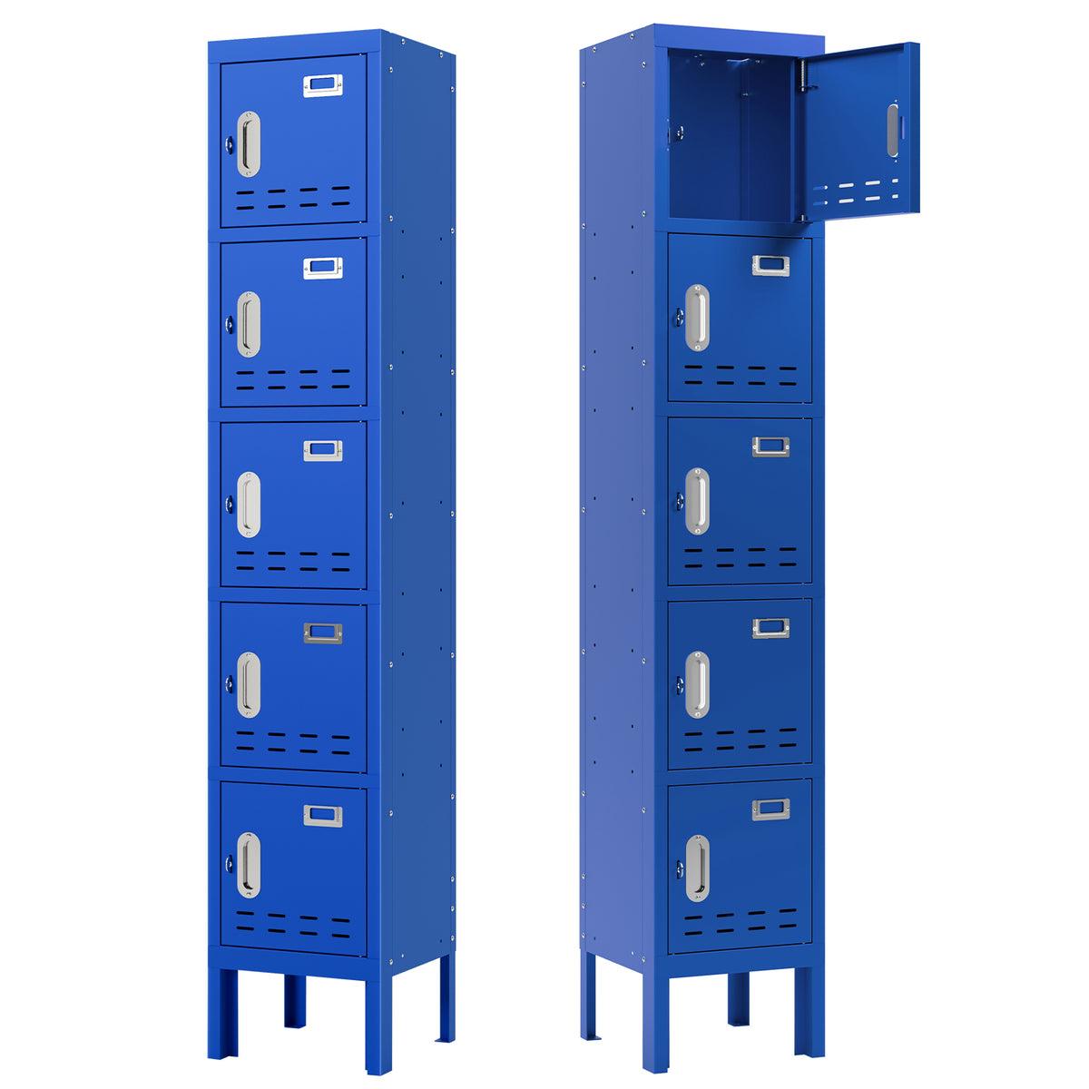 66" Height Metal Storage Locker 5 Door - Sapital