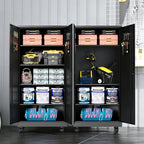 KAER 71"H 5-Tier Metal Garage Storage With 2 Wheels