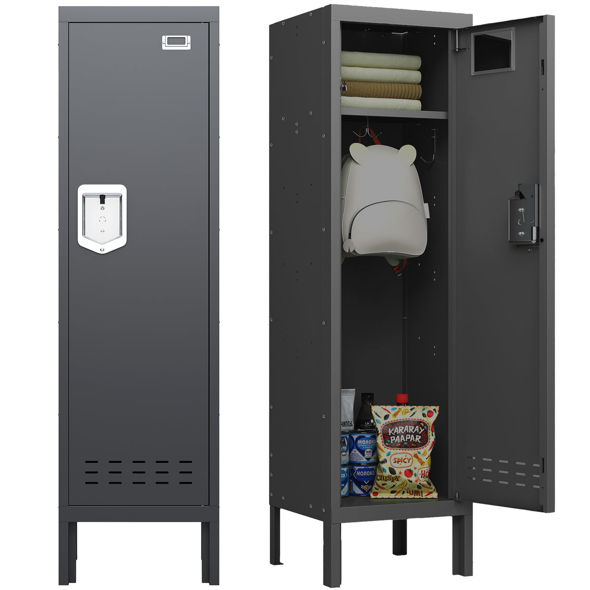 54" Height Metal Storage Locker - Sapital