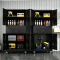 KAER 71"H 4-Tier Metal Garage Storage With 2 Drawers