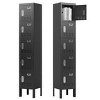 66" Height Metal Storage Locker 5 Door - Sapital