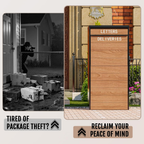 41.5"H Locked Anti-Theft Outdoor Package Delivery Box - Sapital