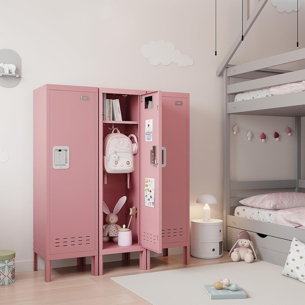 54"H Metal Locker with Card Slot - Sapital