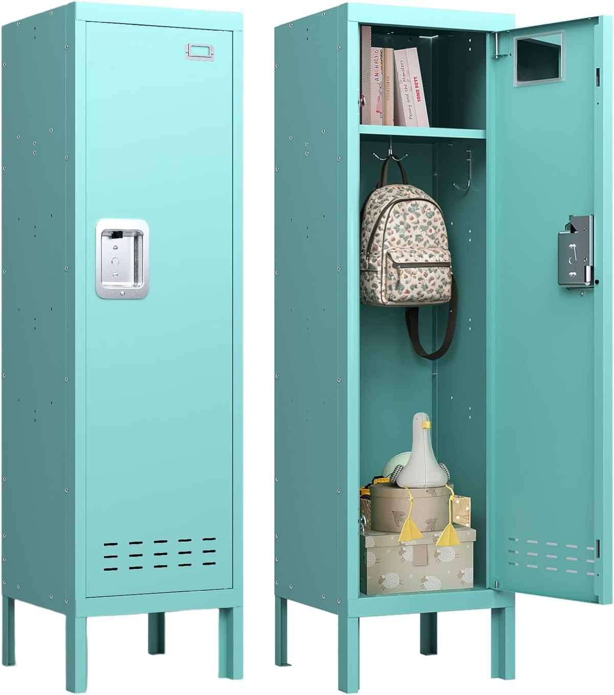54"H Metal Locker with Card Slot - Sapital