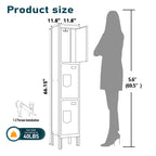 66" Height Metal Storage Locker 3 Door - Sapital