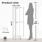 66" Height Metal Storage Locker 2 Door - Sapital
