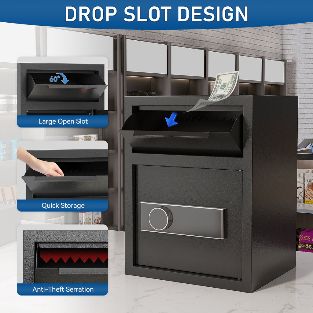 2.0 Cuft Fireproof Drawer Safe Box - Sapital