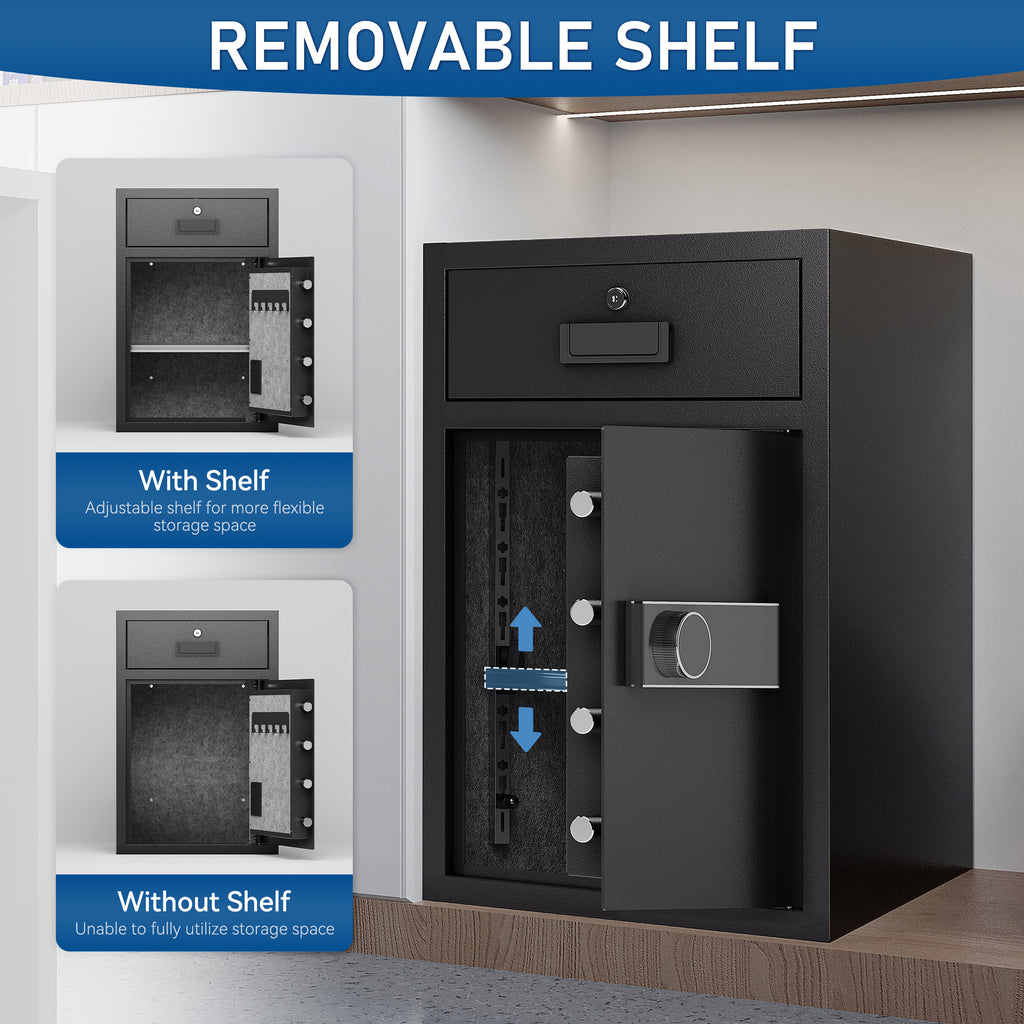 5.1 Cuft Extra Large Drawer Style Safe Box - Sapital