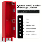 66" Height Metal Storage Locker 2 Door - Sapital