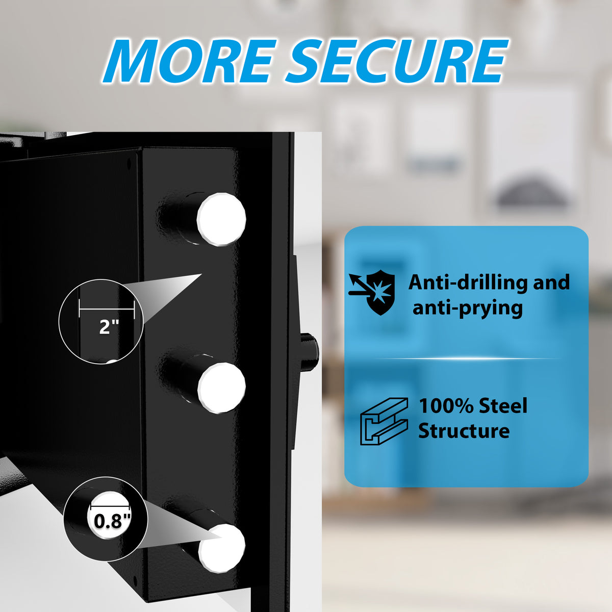 9.5 CuFt Commercial Anti-Drop Safe Box - Sapital
