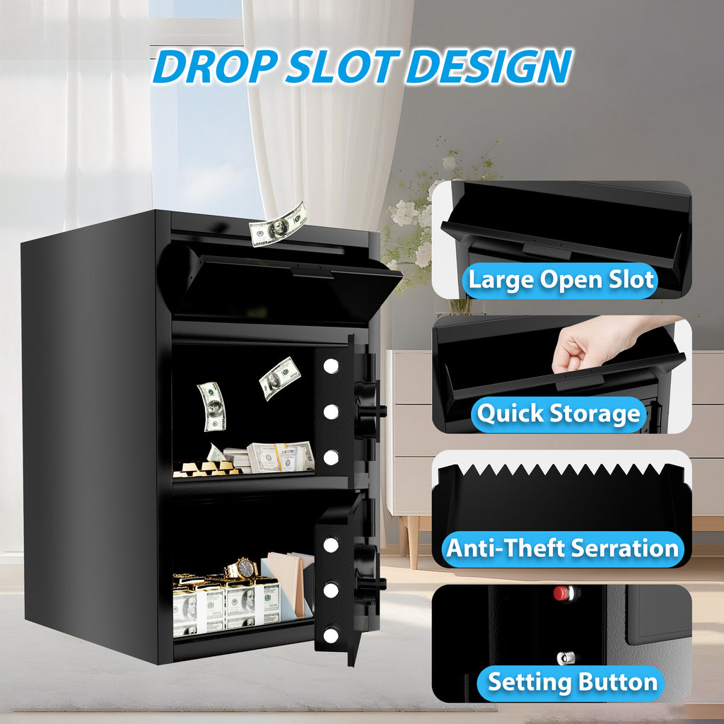 9.5 CuFt Commercial Anti-Drop Safe Box - Sapital