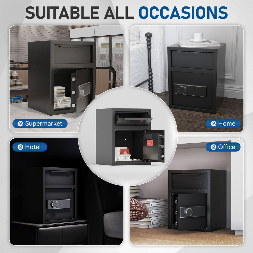 2.0 Cuft Fireproof Drawer Safe Box - Sapital