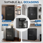 5.1 Cuft Extra Large Drawer Style Safe Box - Sapital