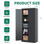 KAER 72"H 5-Tier Metal Garage Storage