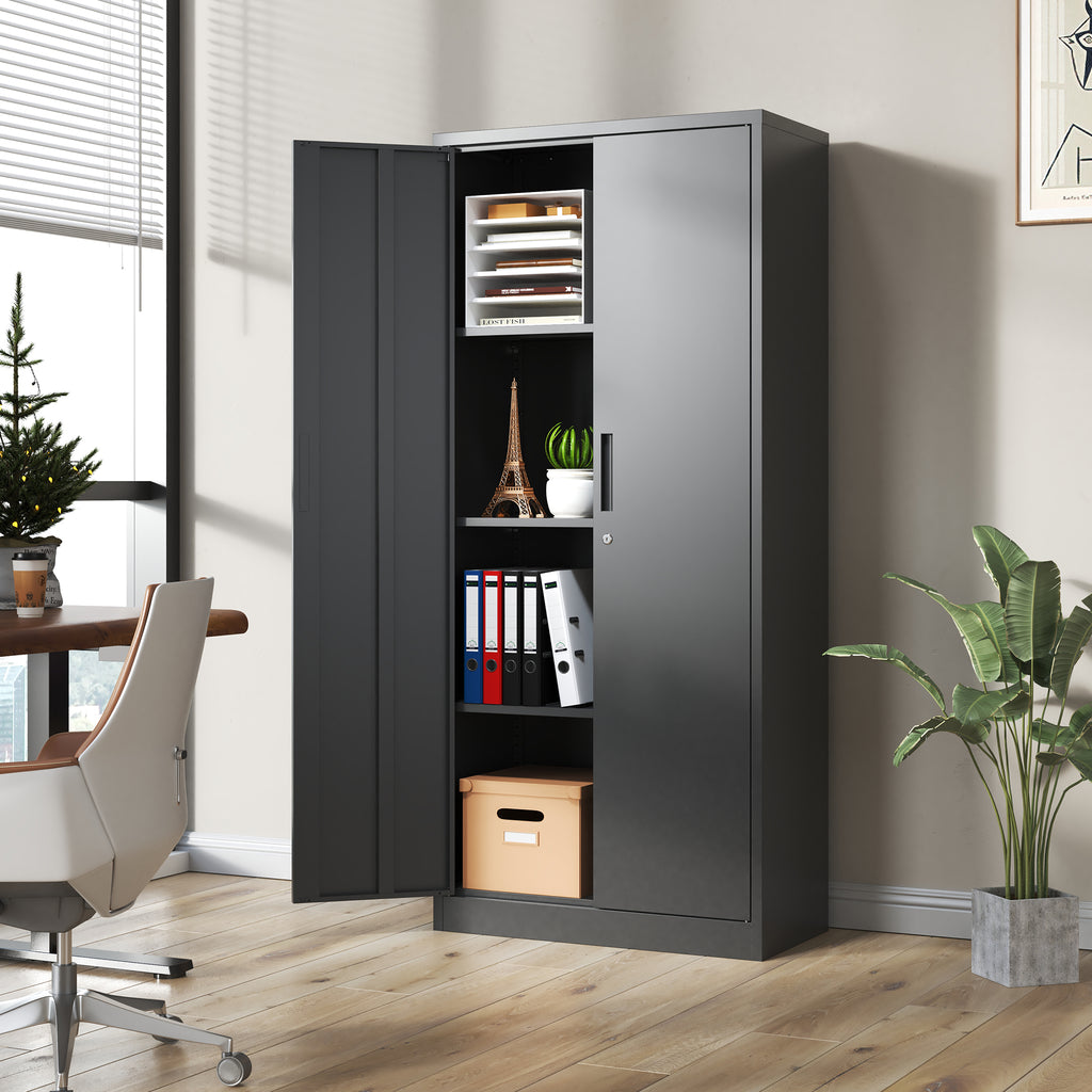 KAER 71"H 4-Tier Metal Garage Storage Cabinet