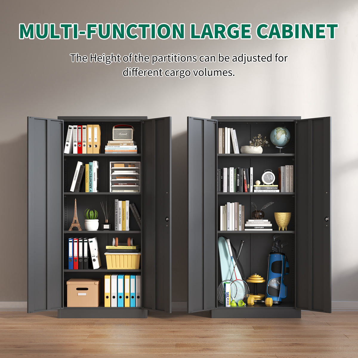 KAER 72"H 5-Tier Metal Garage Storage