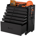 KAER 6-Drawer Rolling Tool Chest with Pegboard Sides