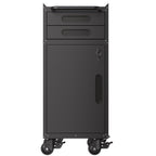 KAER Rolling Tool Cabinet with 2 Drawers & Lockable Storage Door