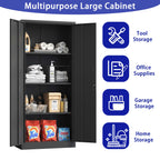 KAER 71"H 4-Tier Metal Garage Storage Cabinet