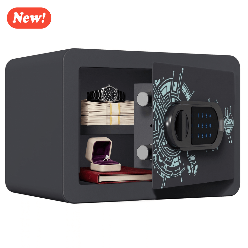 KAER Compact Digital Safe Box with Removable Shelf - KaerWorld