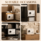 KAER Compact Digital Safe Box with Removable Shelf - KaerWorld